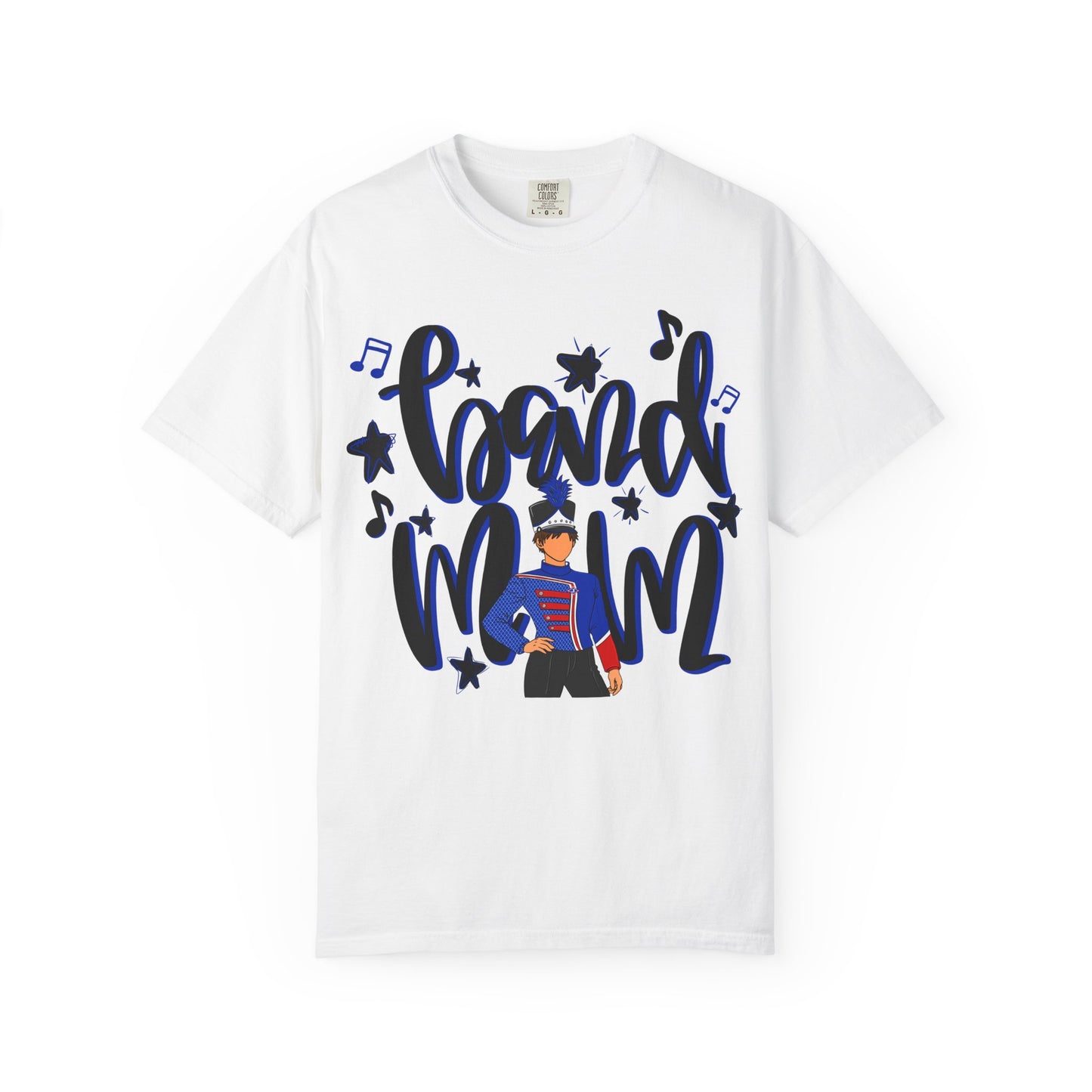 Band Mom Blue Boy Short Sleeve Tee (Comfort Colors)