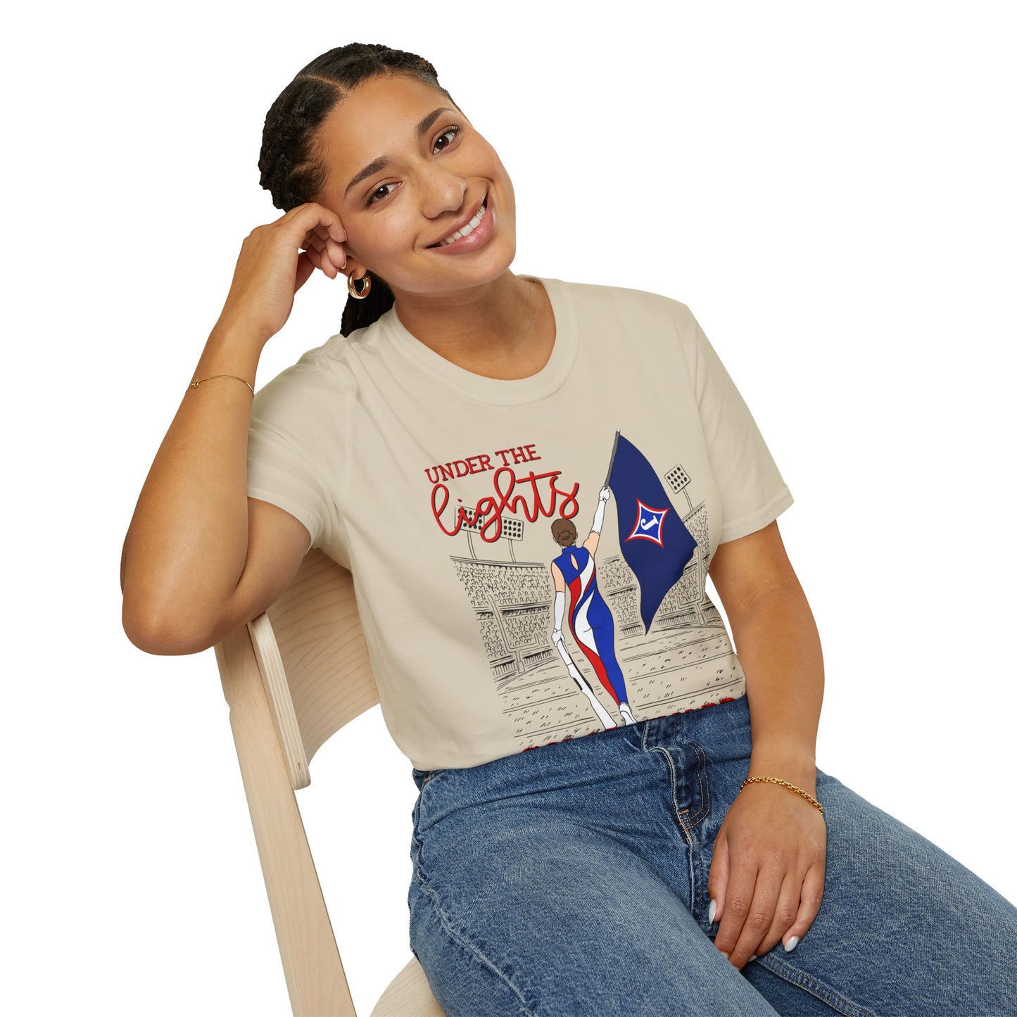Under The Lights Color Guard Short Sleeve Tee (Gildan)