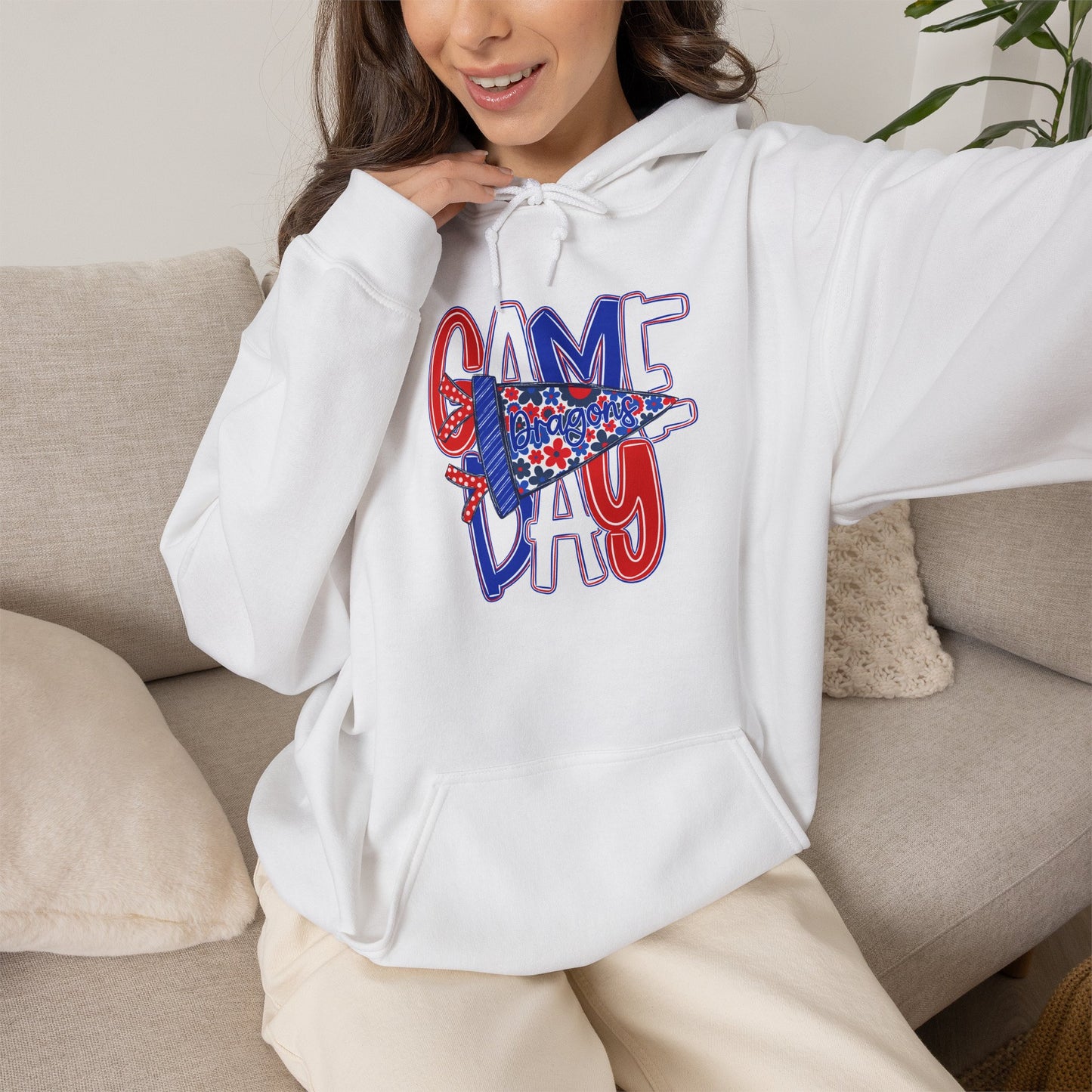 Game Day Dragons Unisex Hoodie (Gildan)