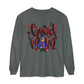 Band Mom Red Girl Long Sleeve Tee (Comfort Colors)