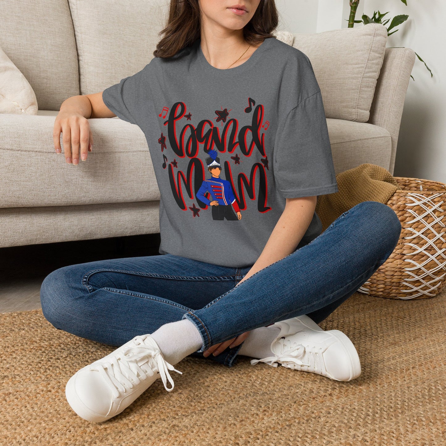 Band Mom Red Boy Short Sleeve Tee (Gildan)