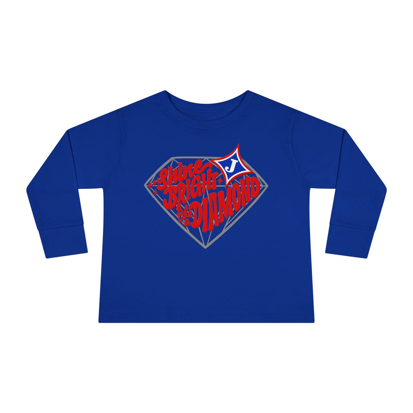Shine Bright Like A Diamond Toddler Long Sleeve Tee