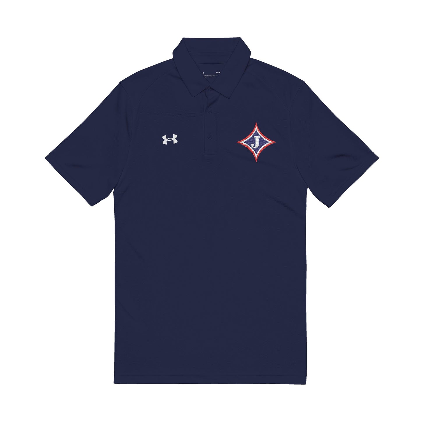 Jefferson J Diamond Embroidered Logo UnderArmor Polo Shirt