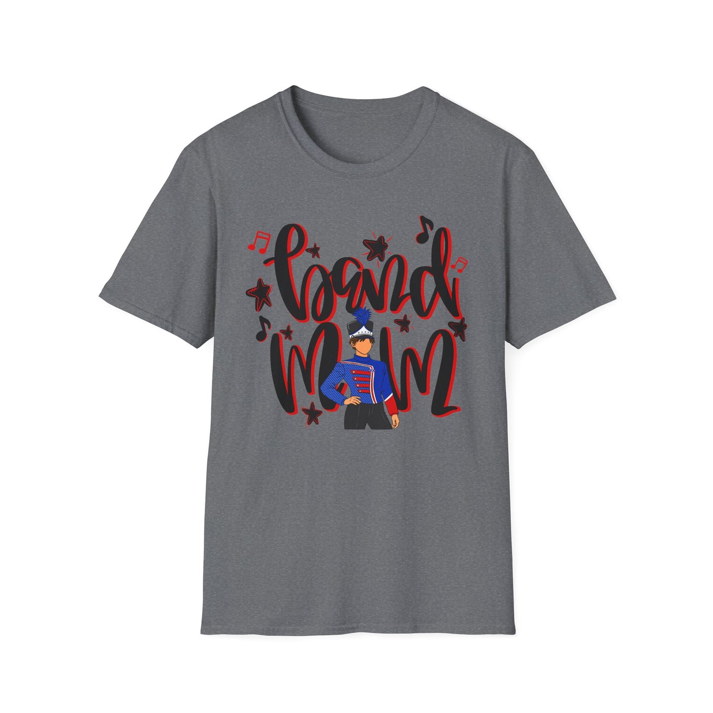 Band Mom Red Boy Short Sleeve Tee (Gildan)