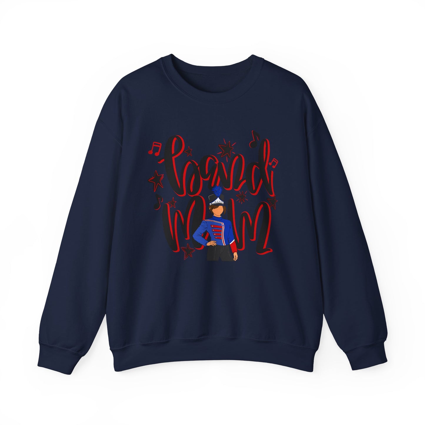 Band Mom Red Girl Sweatshirt (Gildan)