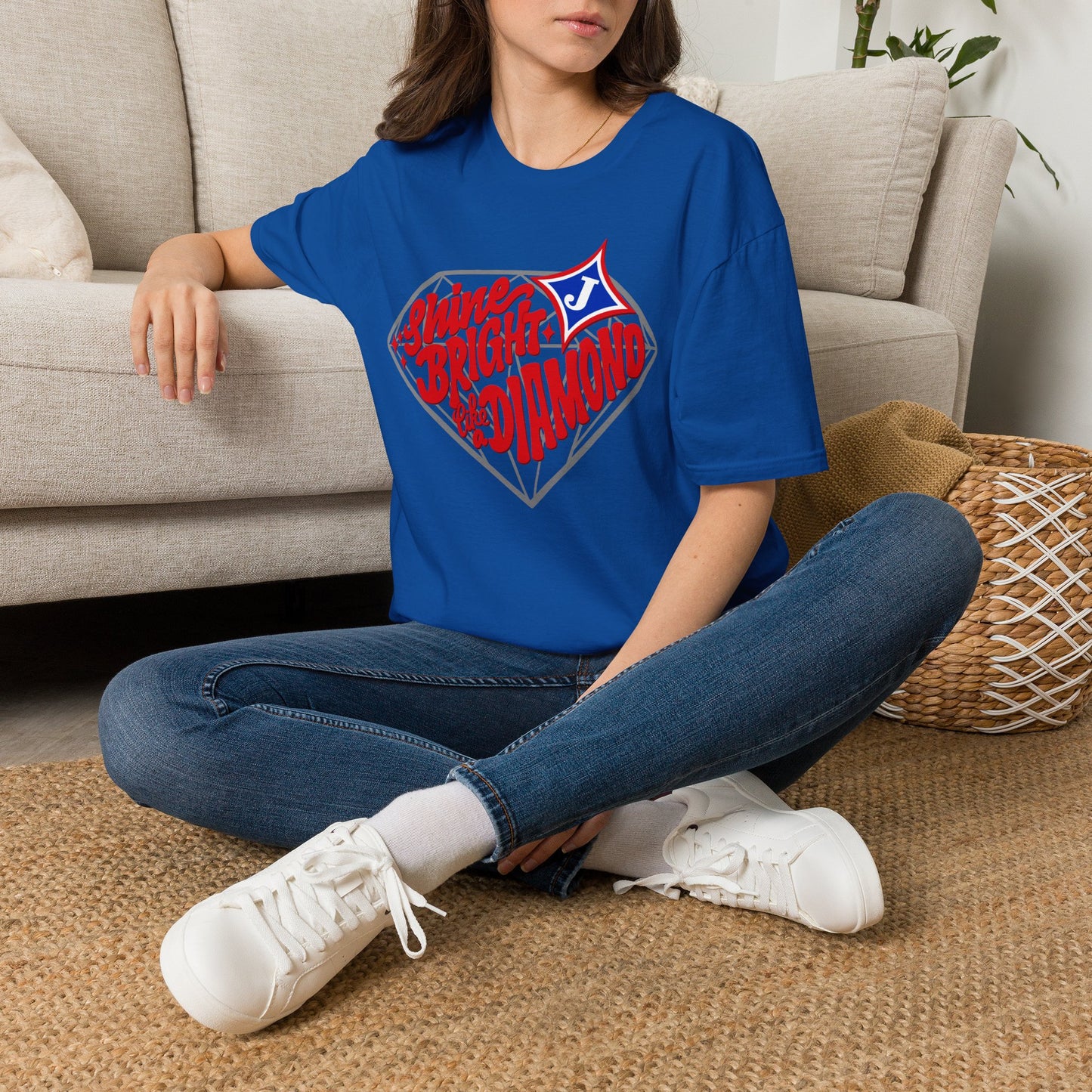 Shine Bright Like A Diamond Short Sleeve Tee (Gildan)