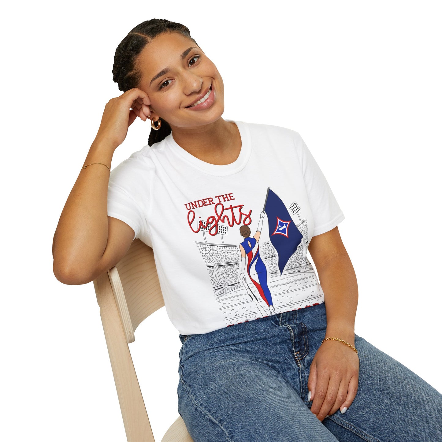 Under The Lights Color Guard Short Sleeve Tee (Gildan)
