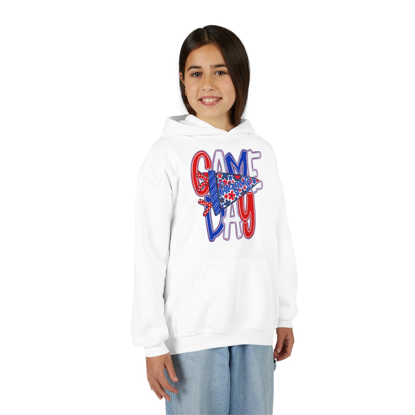 Game Day Dragons J Youth Hoodie (Gildan)