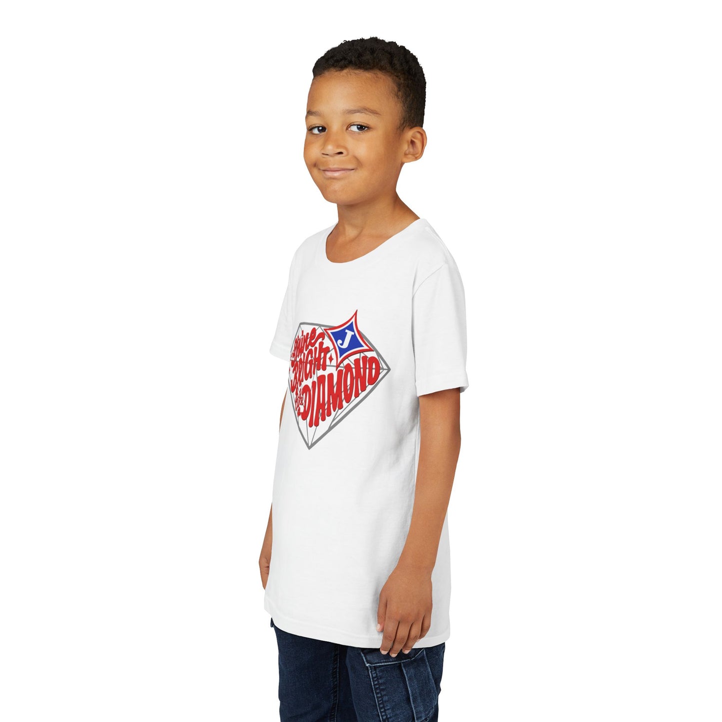 Shine Bright Like A Diamond Youth Short Sleeve Tee