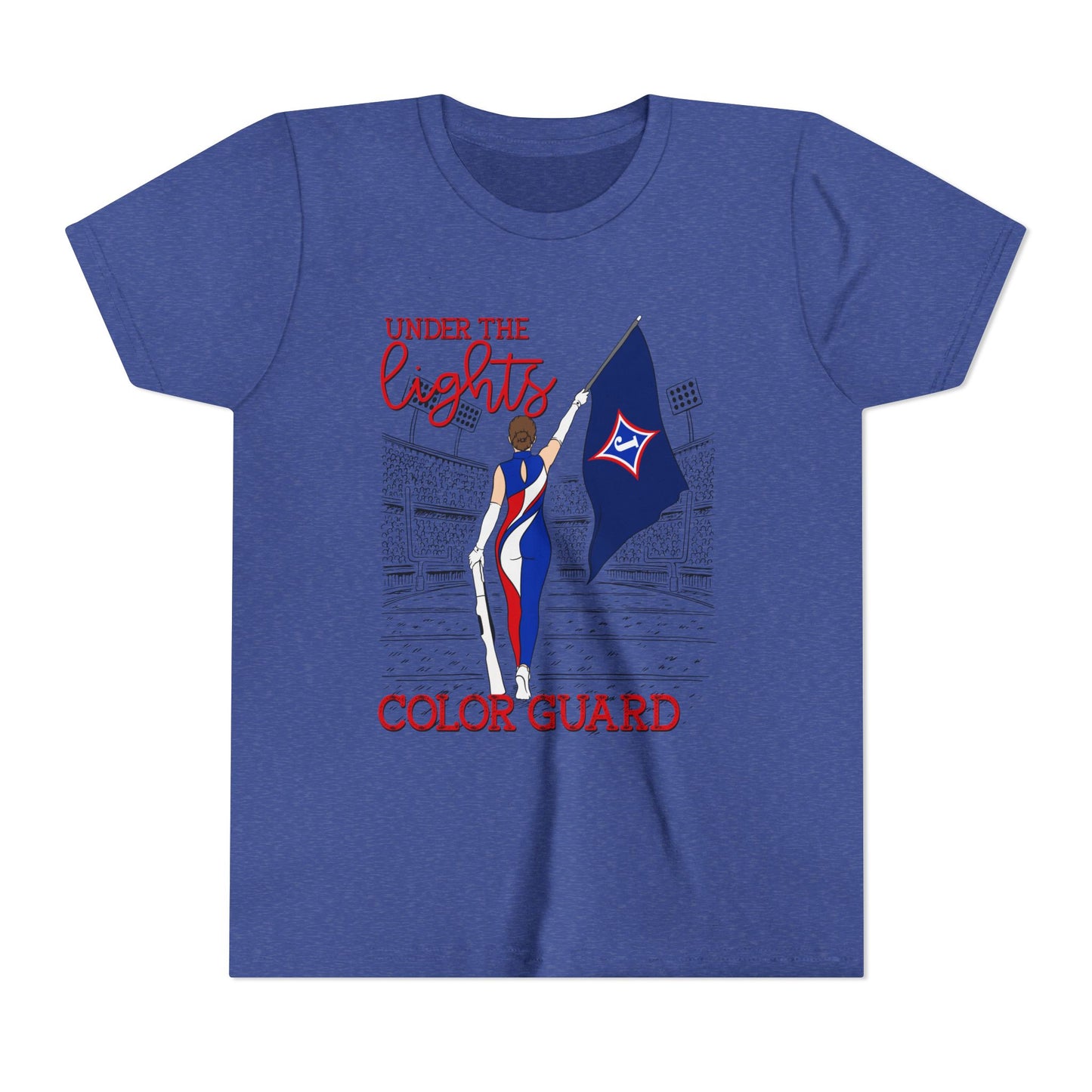 Under The Lights Color Guard Youth Short Sleeve Tee