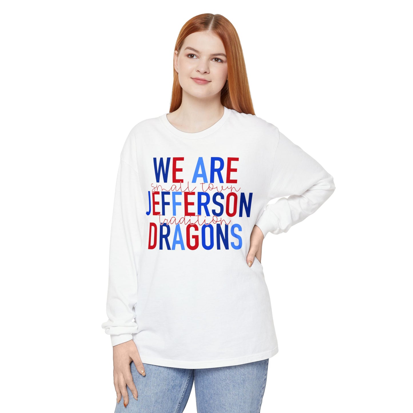 We Are Jefferson Long Sleeve Tee (Comfort Colors)