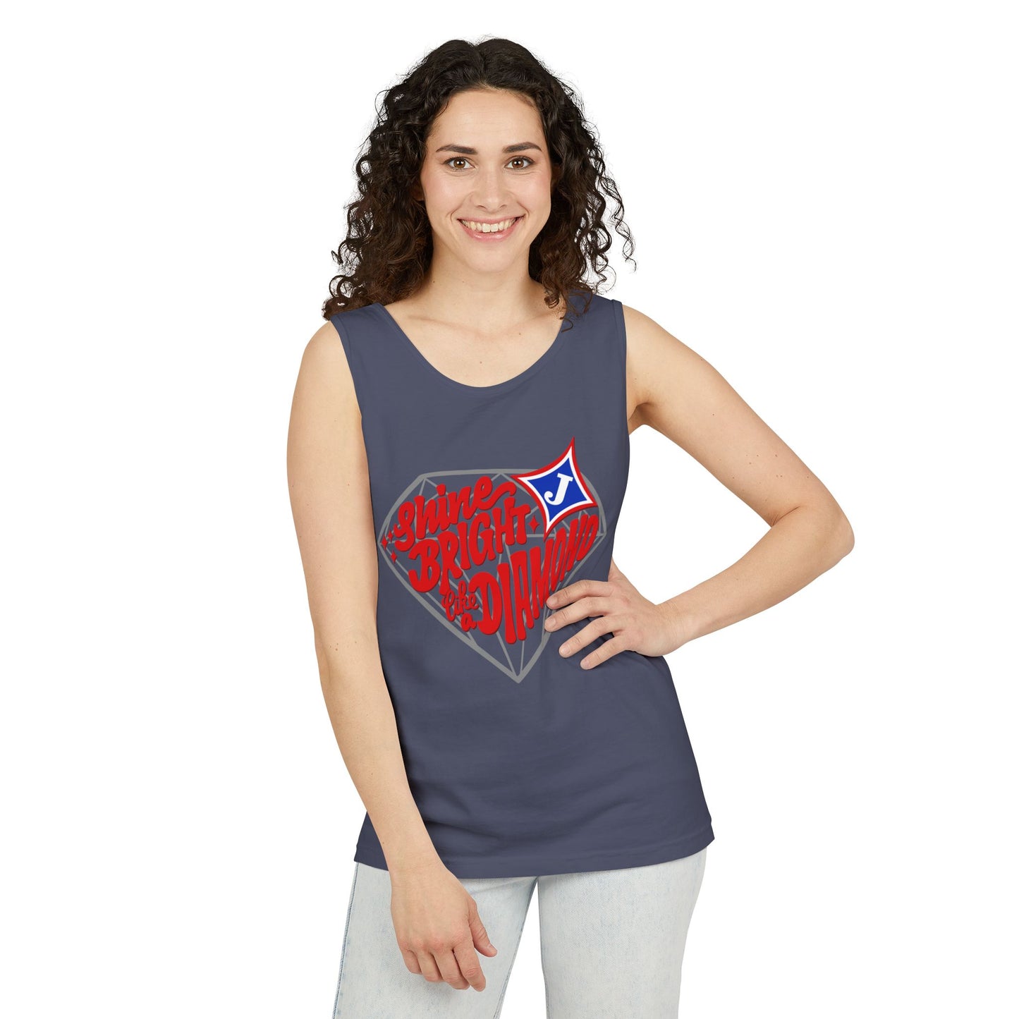 Shine Bright Like A Diamond UnisexTank Top (Comfort Colors)