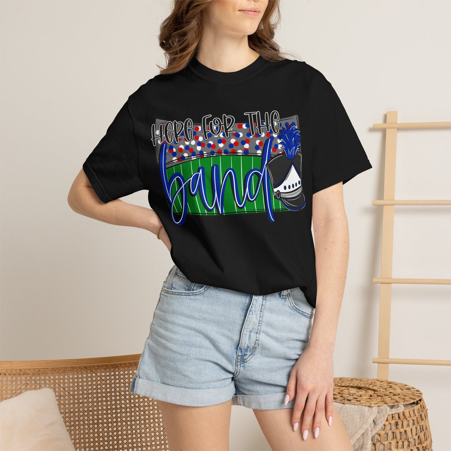 Here For The Band Short Sleeve Tee (Comfort Colors)