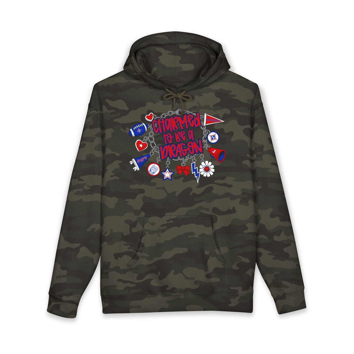 Charmed To Be A Dragon Hoodie (Independent Trading Co)