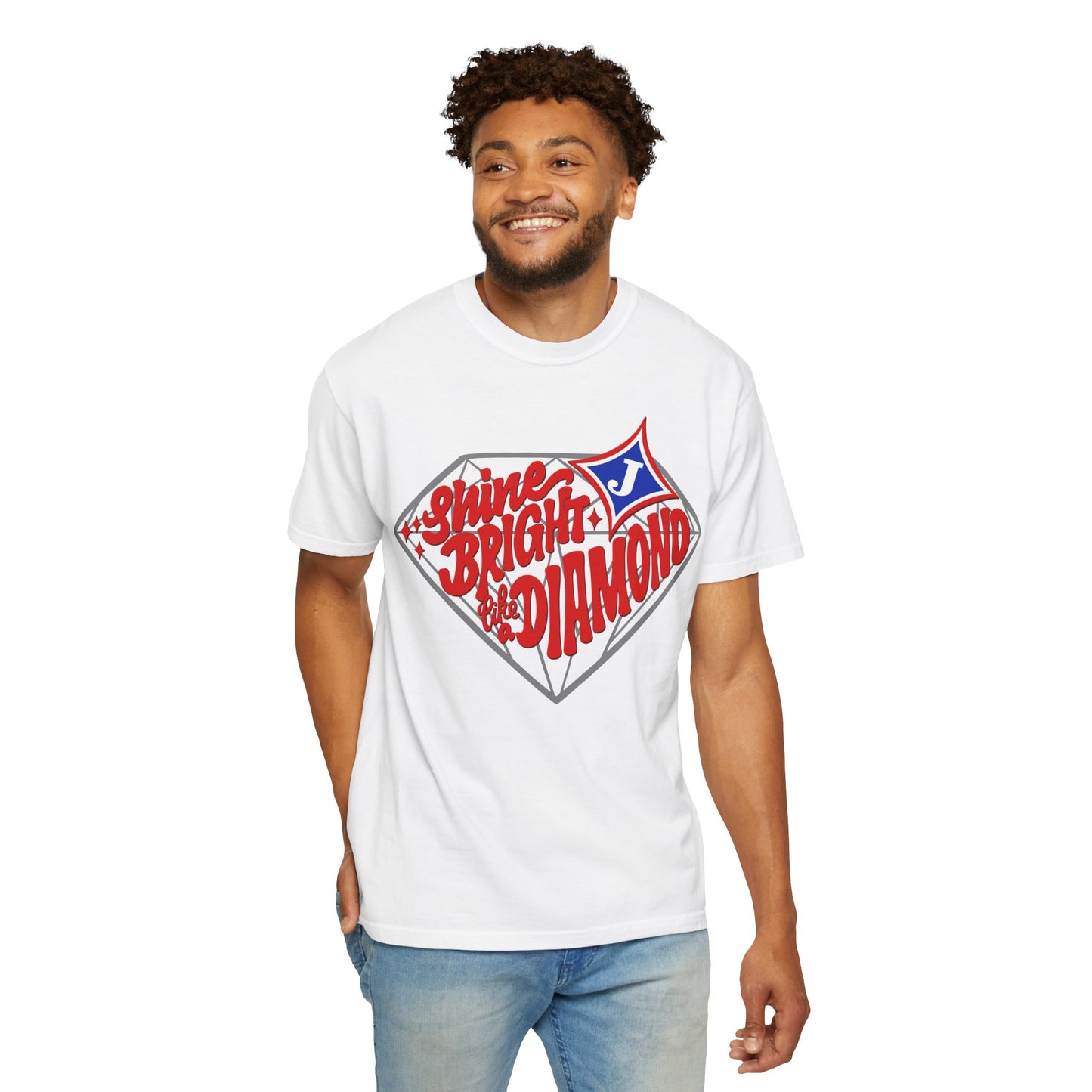 Shine Bright Like A Diamond Short Sleeve Tee (Comfort Colors)