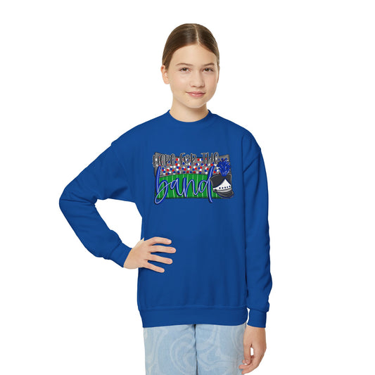 Here For The Band Youth Crewneck Sweatshirt