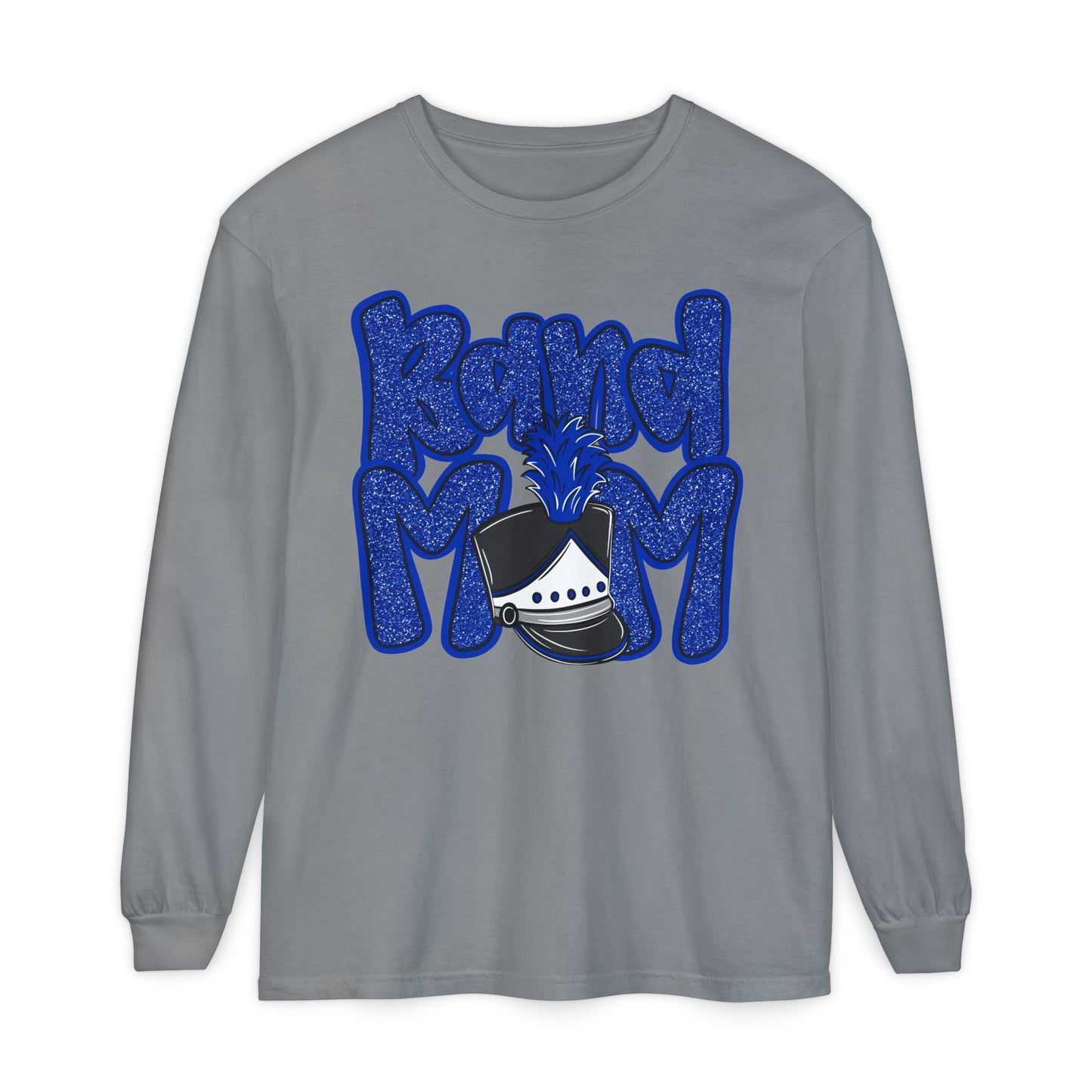 Band Mom Hat Long Sleeve Tee (Comfort Colors)