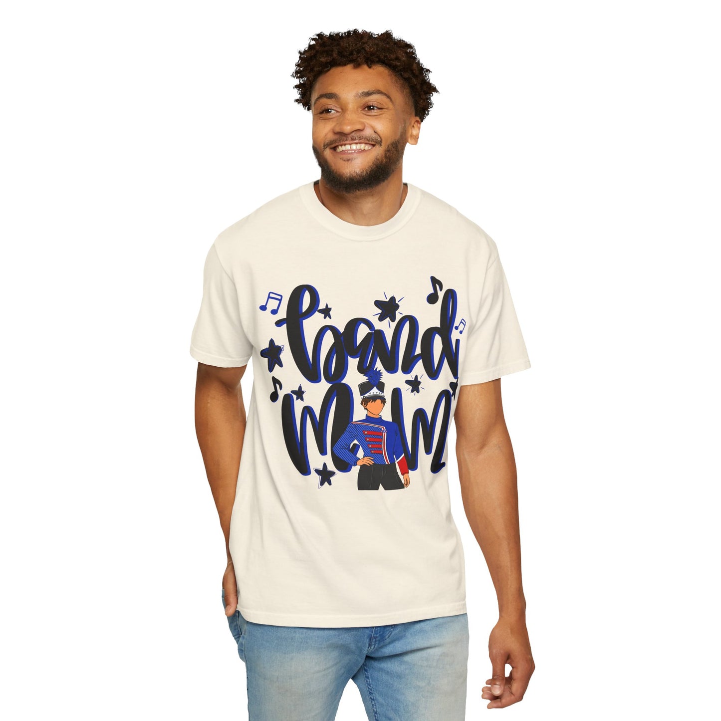Band Mom Blue Boy Short Sleeve Tee (Comfort Colors)
