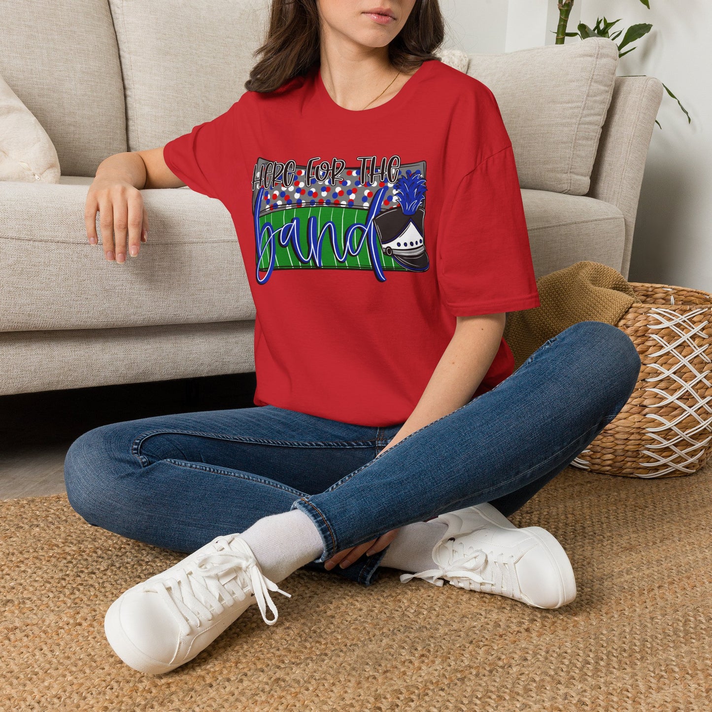 Here For The Band Short Sleeve Tee (Gildan)