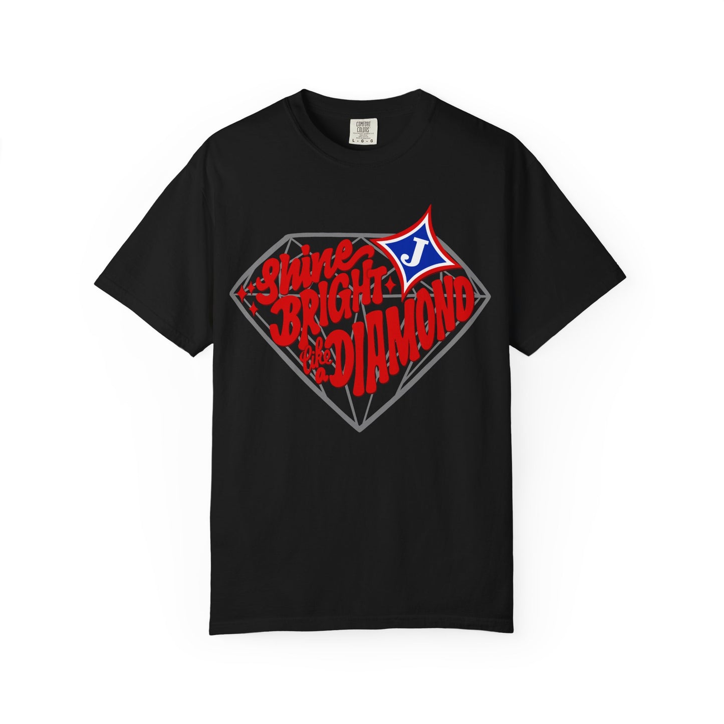 Shine Bright Like A Diamond Short Sleeve Tee (Comfort Colors)