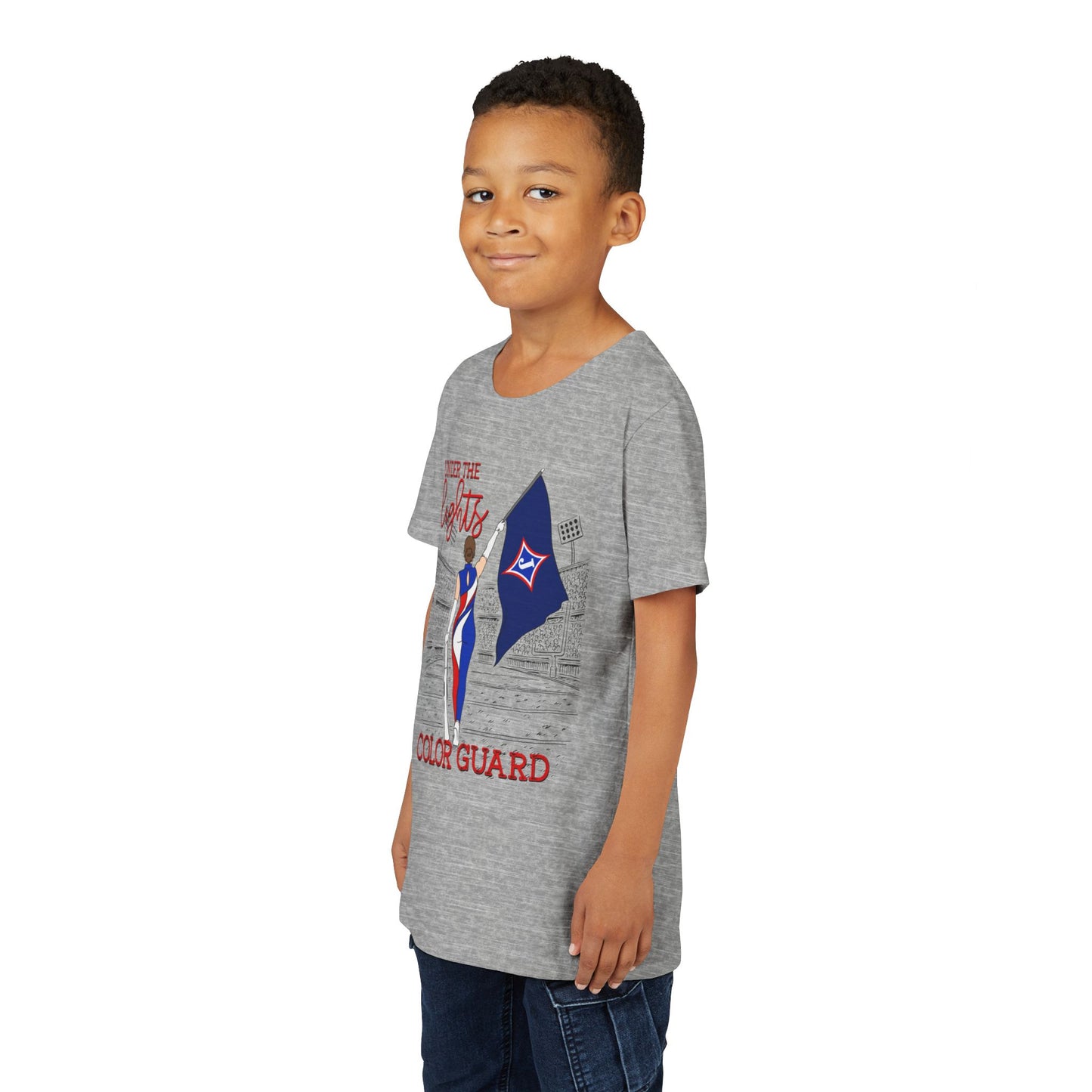 Under The Lights Color Guard Youth Short Sleeve Tee