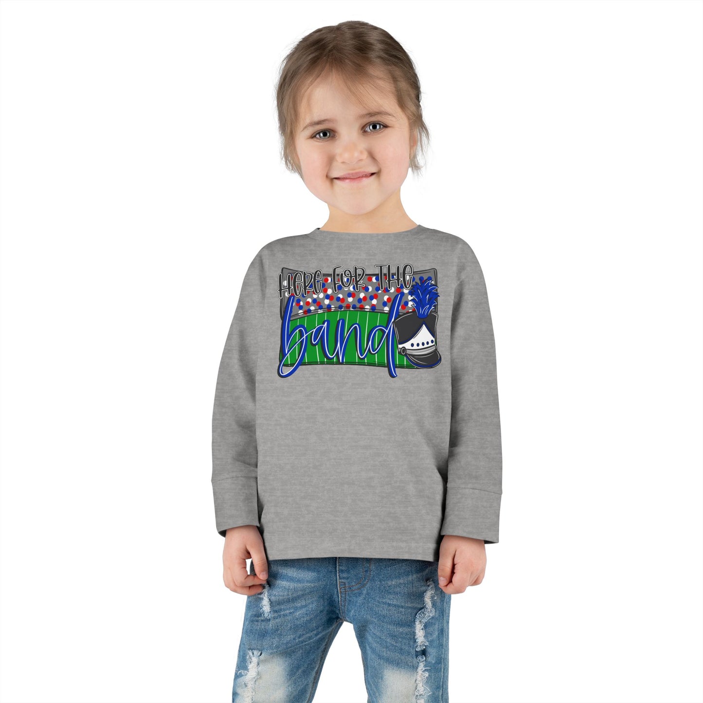 Here For The Band Toddler Long Sleeve Tee