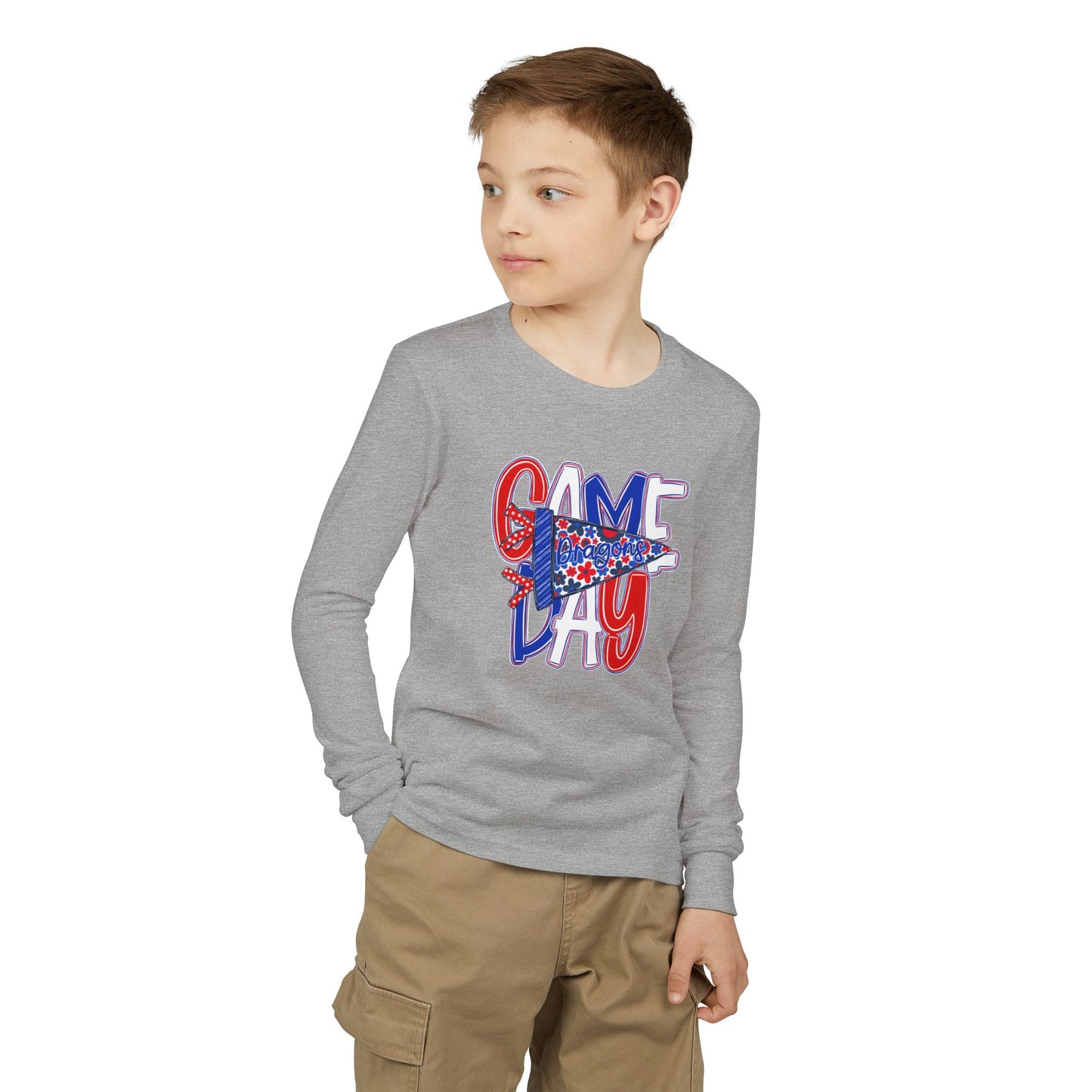 Game Day Dragons Youth Long Sleeve Tee