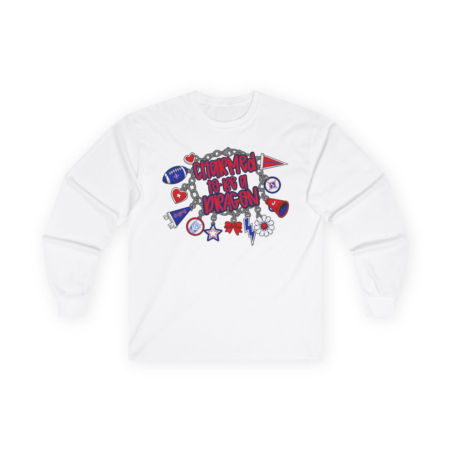 Charmed To Be A Dragon Long Sleeve Tee (Gildan)
