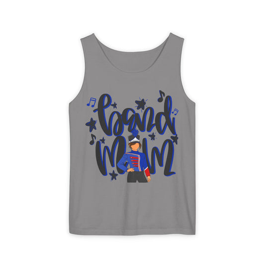 Band Mom Blue Girl UnisexTank Top (Comfort Colors)