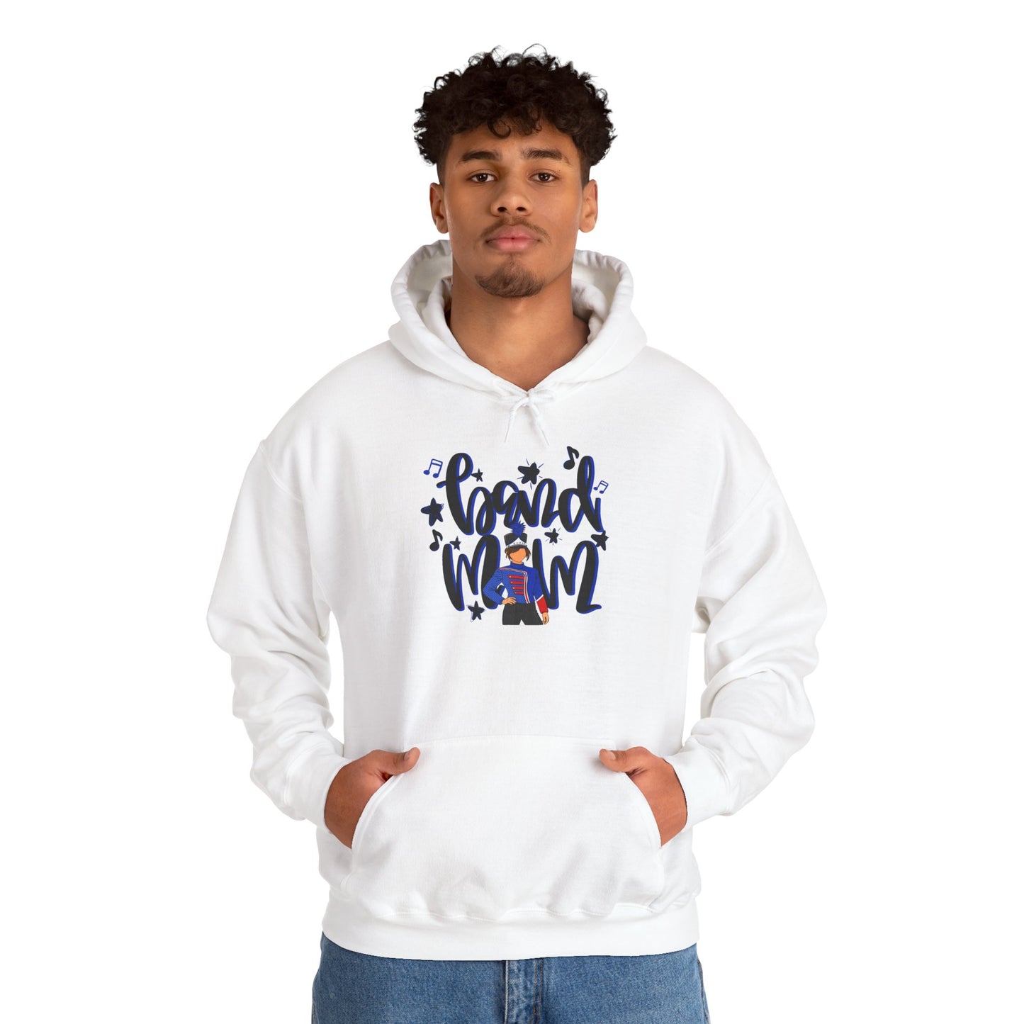 Band Mom Blue Girl Unisex Hoodie (Gildan)