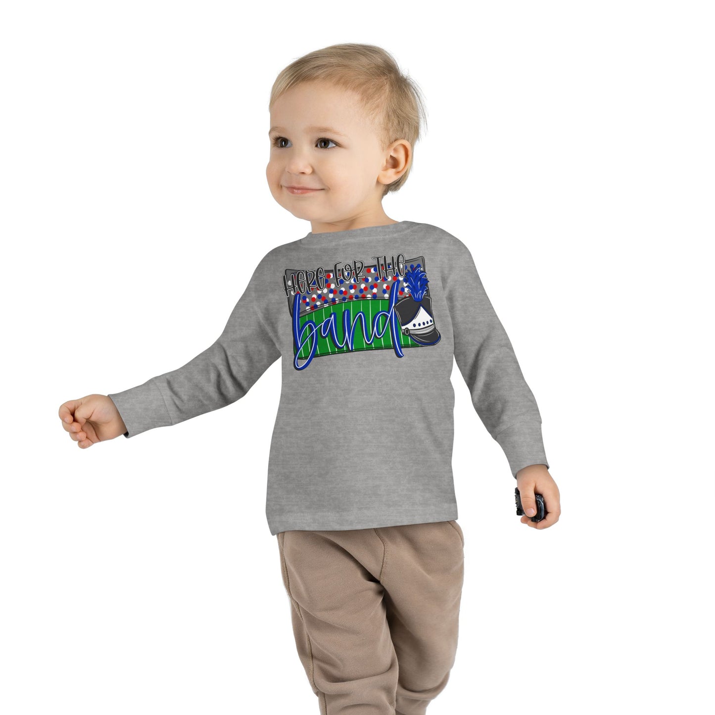 Here For The Band Toddler Long Sleeve Tee