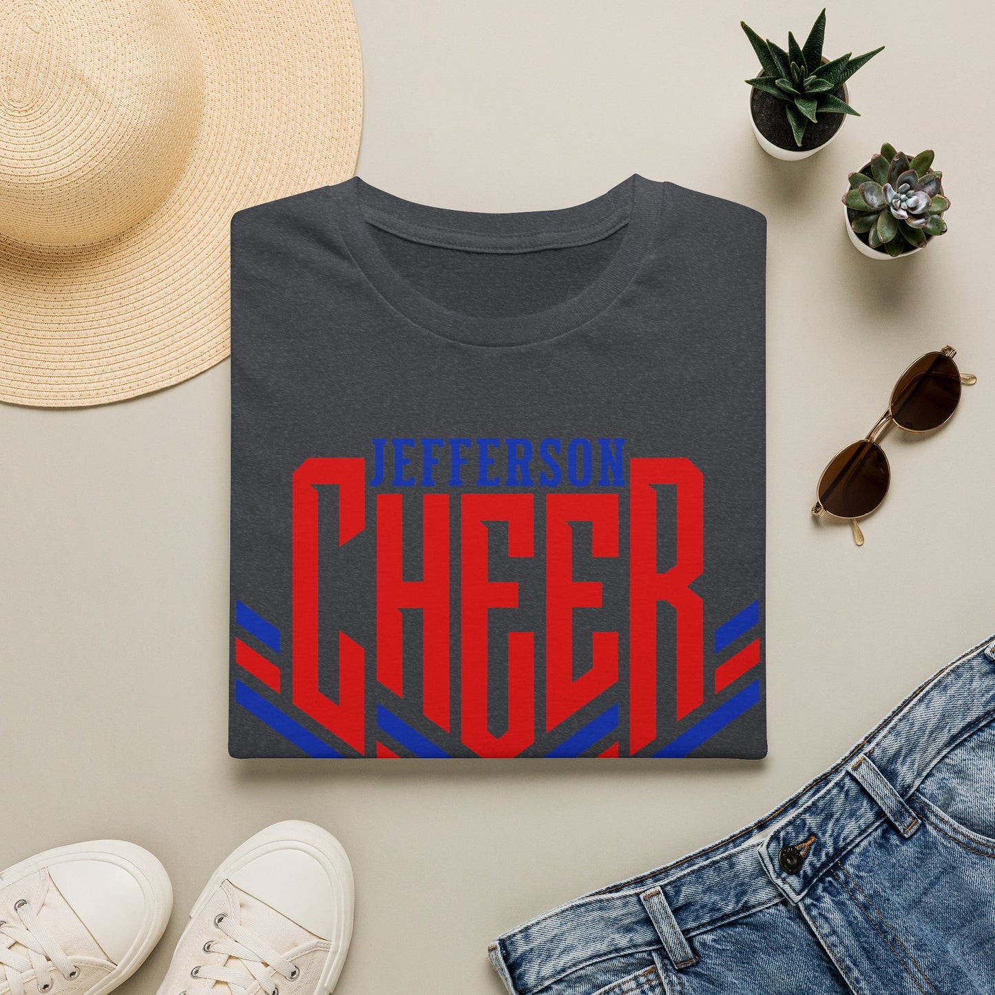 Jefferson Cheer Short Sleeve Tee (Gildan)