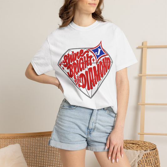Shine Bright Like A Diamond Short Sleeve Tee (Comfort Colors)