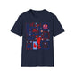 Cheer Icon Grid Short Sleeve Tee (Gildan)