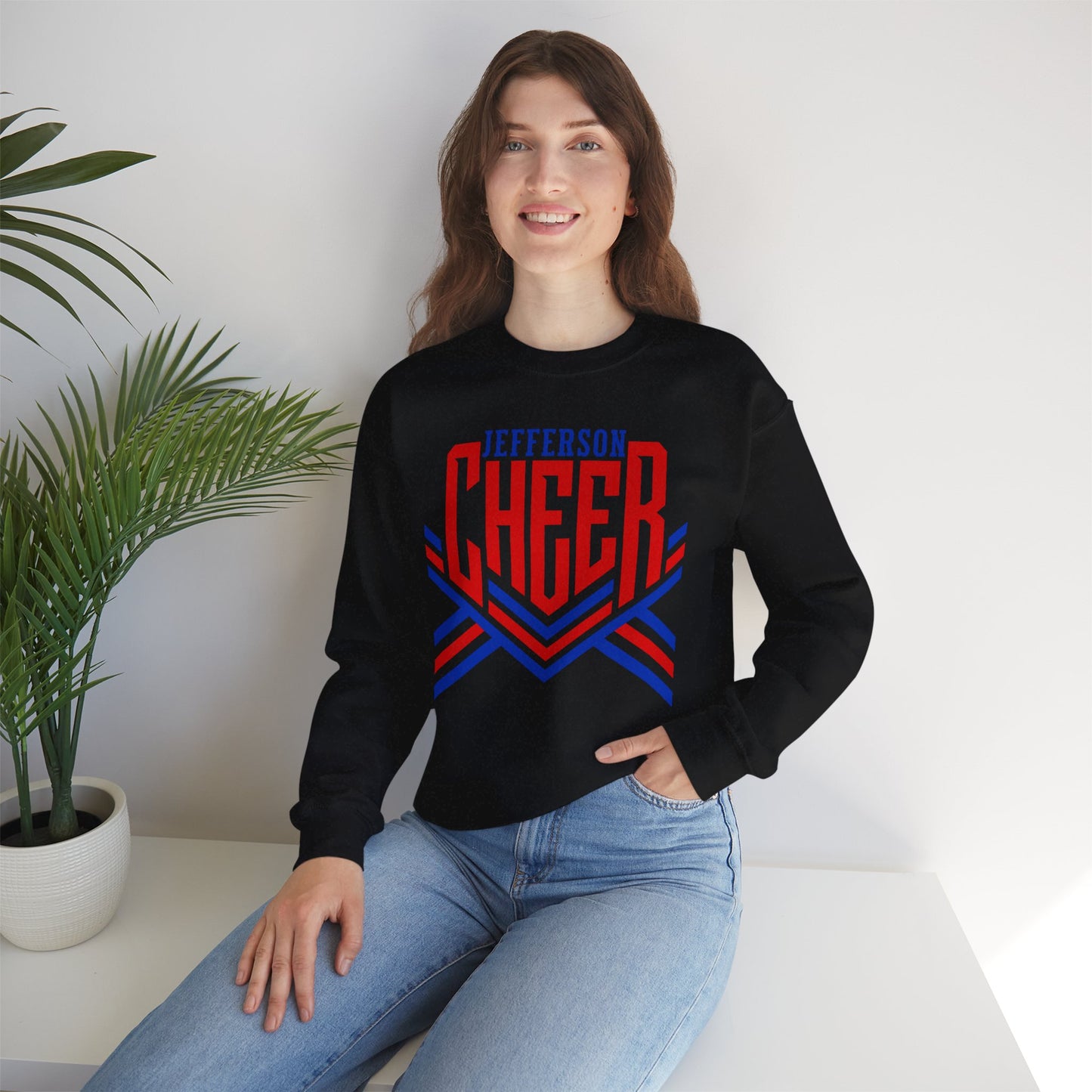 Jefferson Cheer Sweatshirt (Gildan)