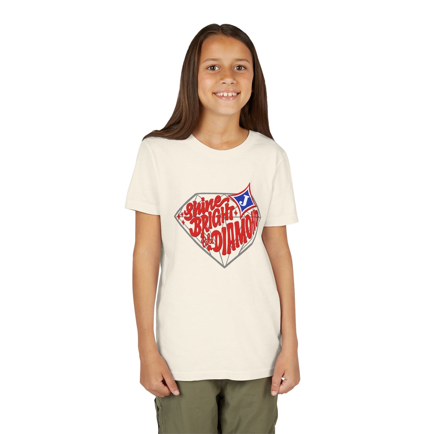 Shine Bright Like A Diamond Youth Short Sleeve Tee
