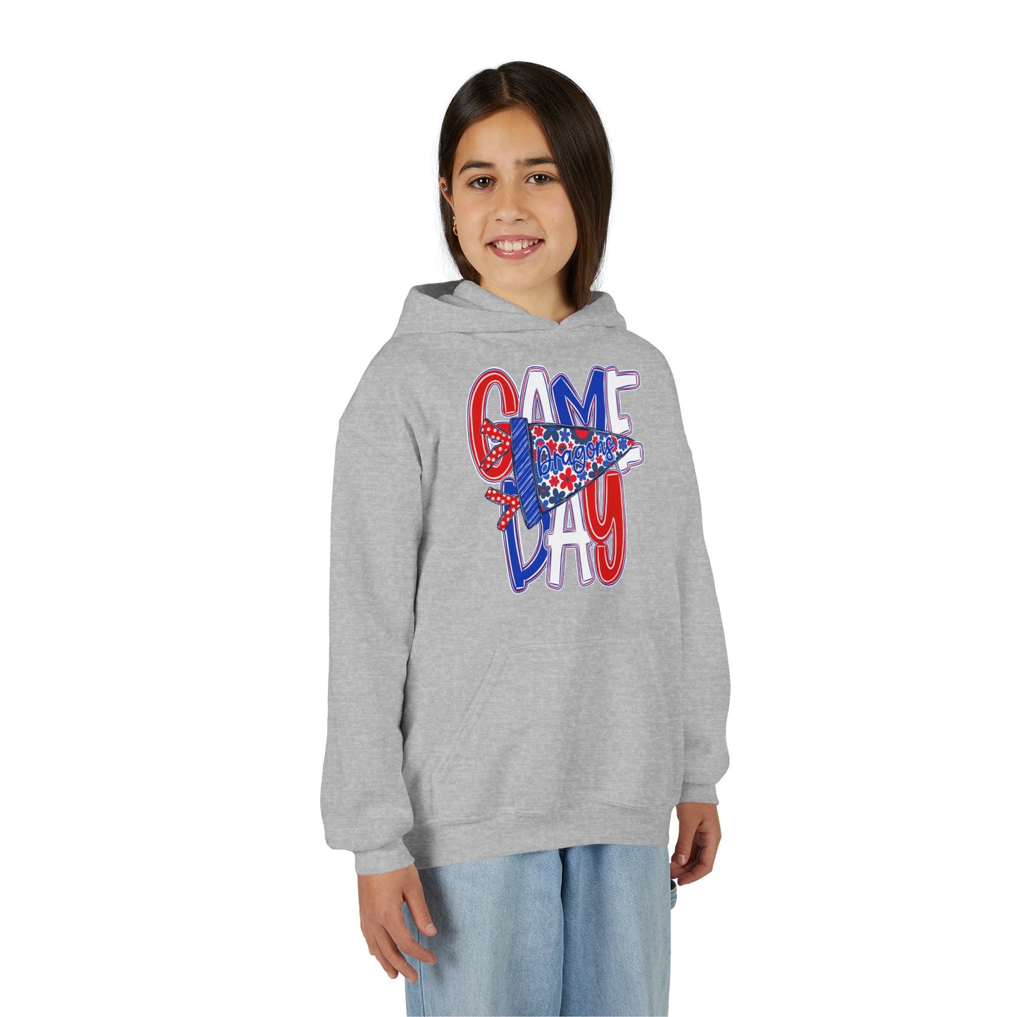 Game Day Dragons J Youth Hoodie (Gildan)