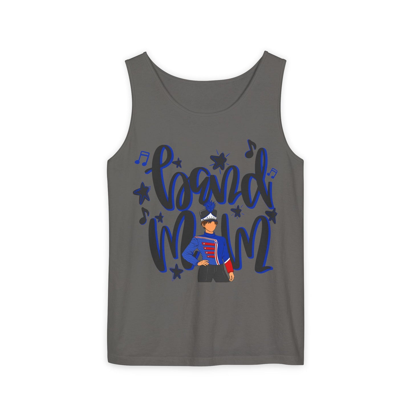 Band Mom Blue Boy UnisexTank Top (Comfort Colors)