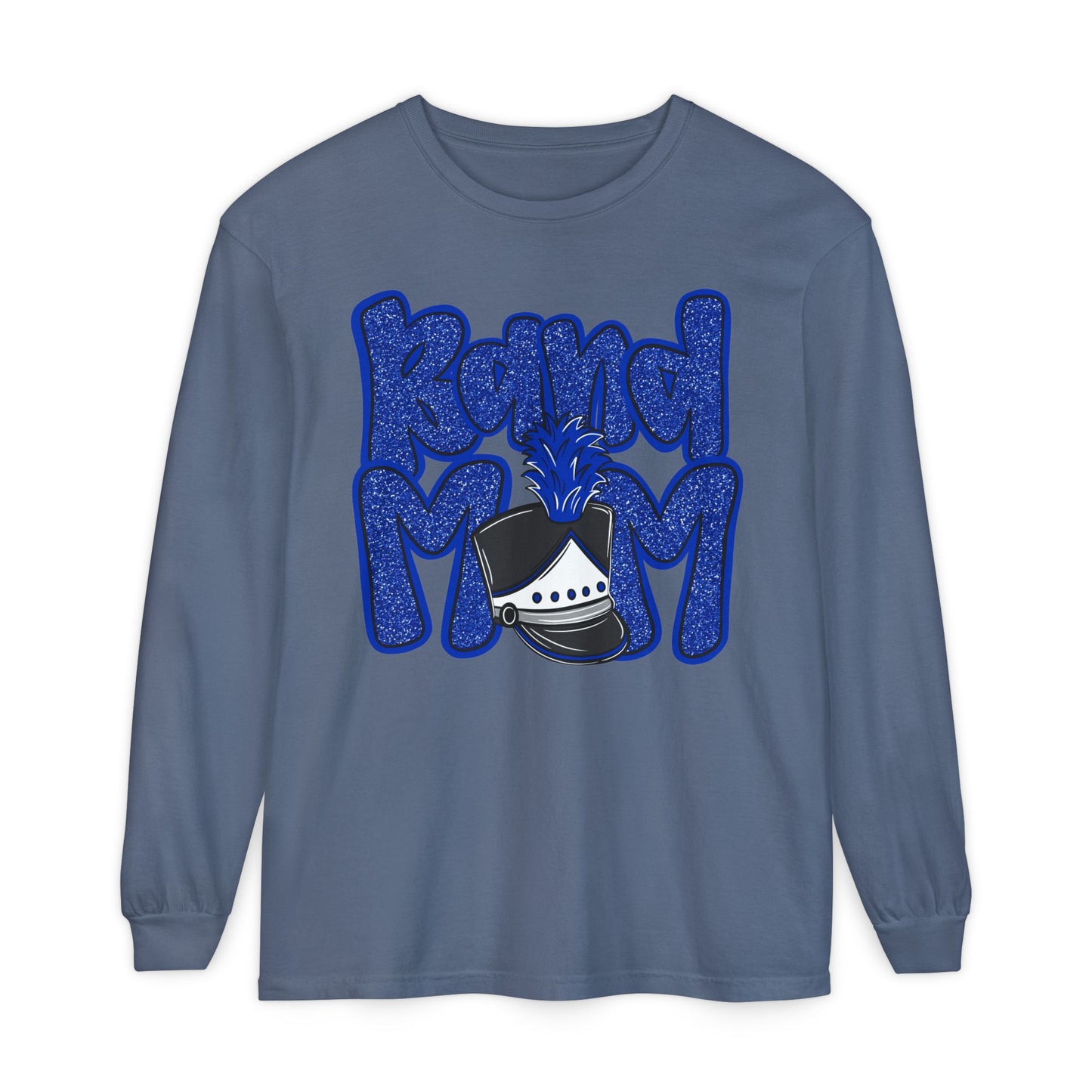 Band Mom Hat Long Sleeve Tee (Comfort Colors)
