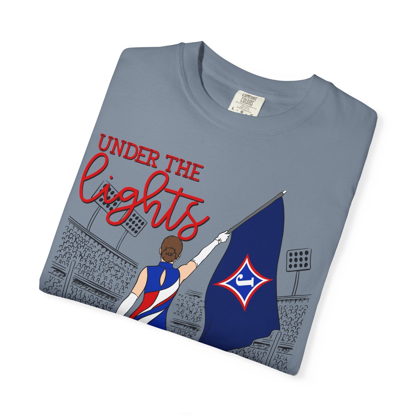 Under The Lights Color Guard Comfort Colors Short Sleeve Tee