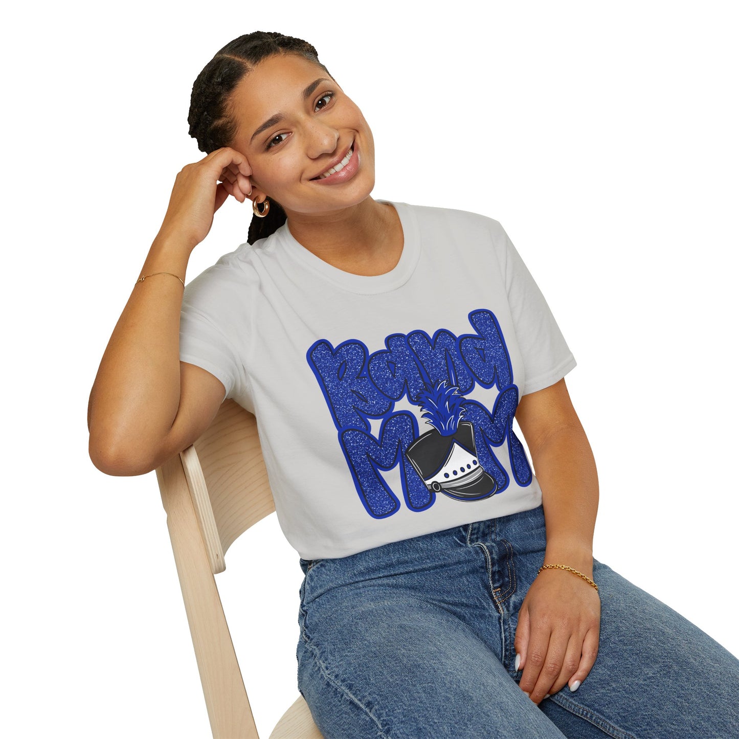 Band Mom Hat Short Sleeve Tee (Gildan)