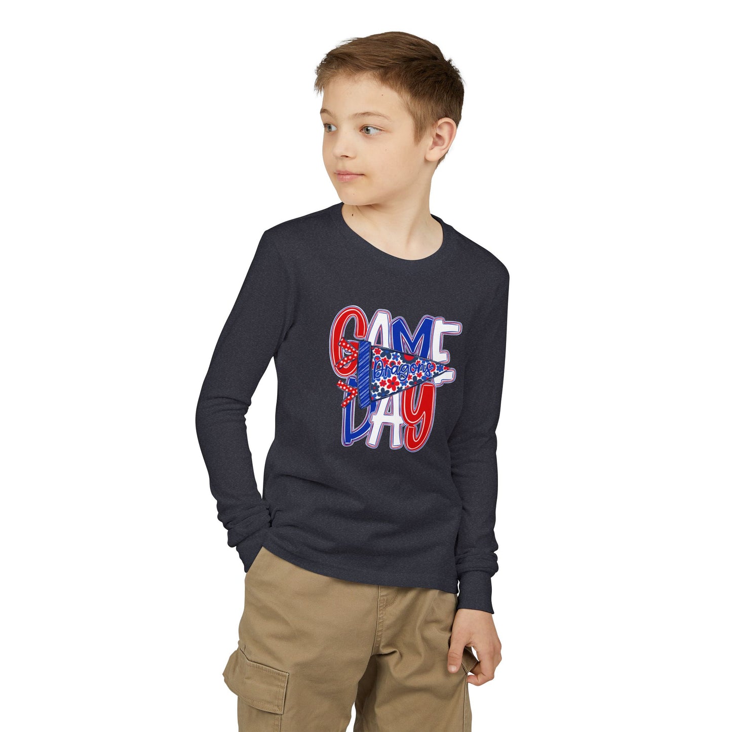 Game Day Dragons Youth Long Sleeve Tee