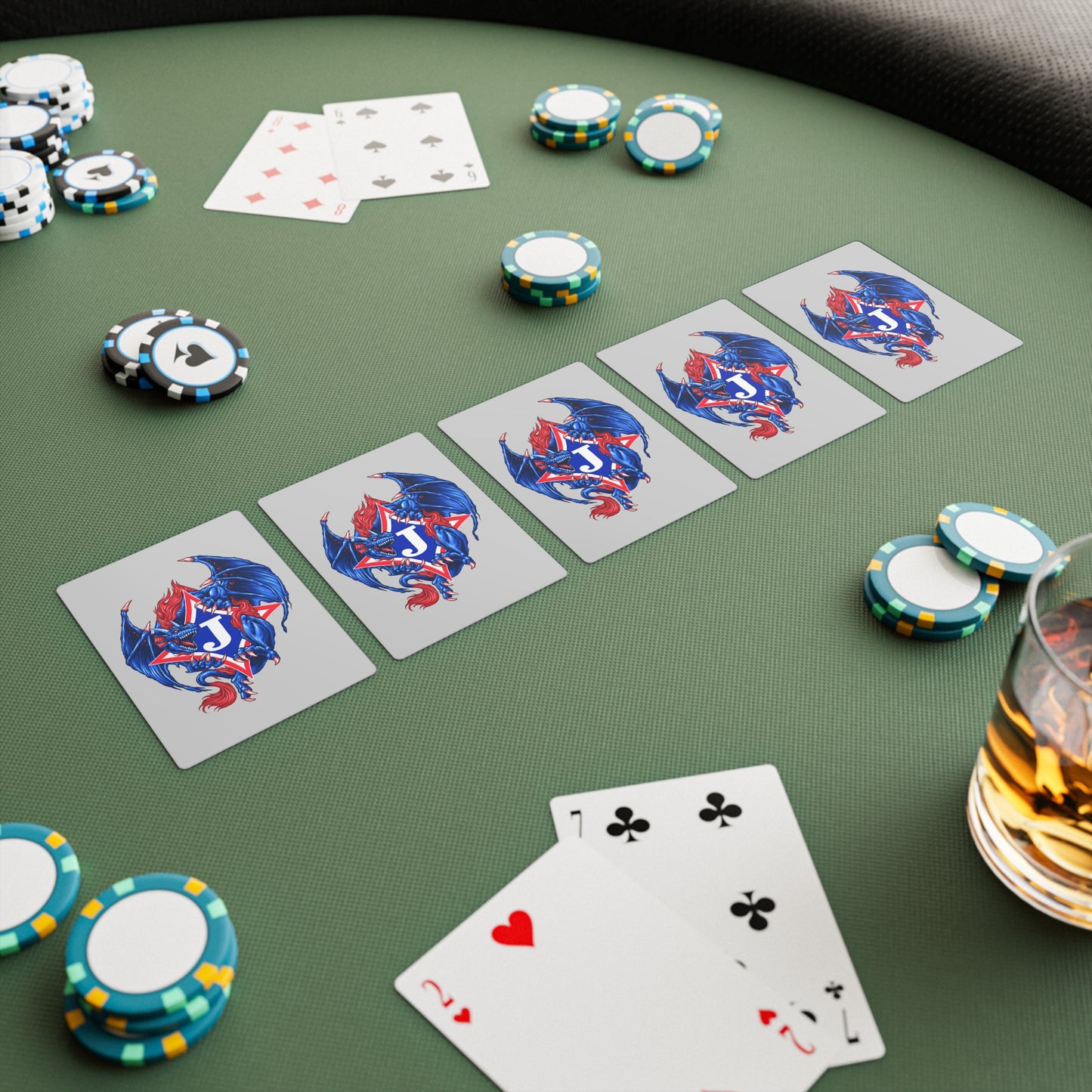 Exclusive Dragon J Poker Cards