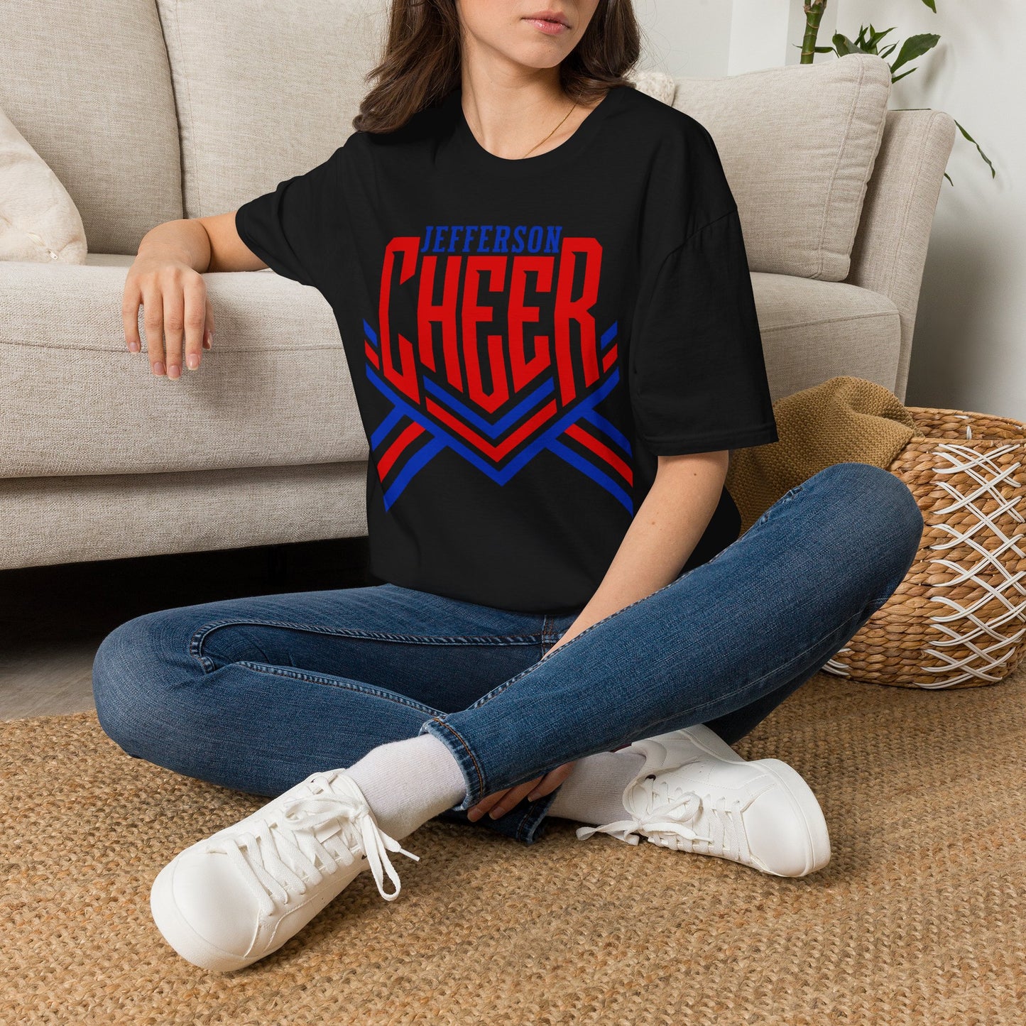 Jefferson Cheer Short Sleeve Tee (Gildan)