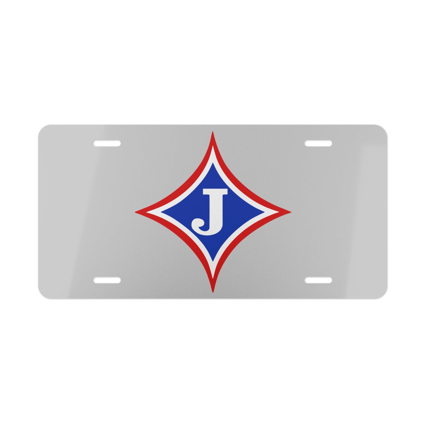 Jefferson Diamond Vanity Plate
