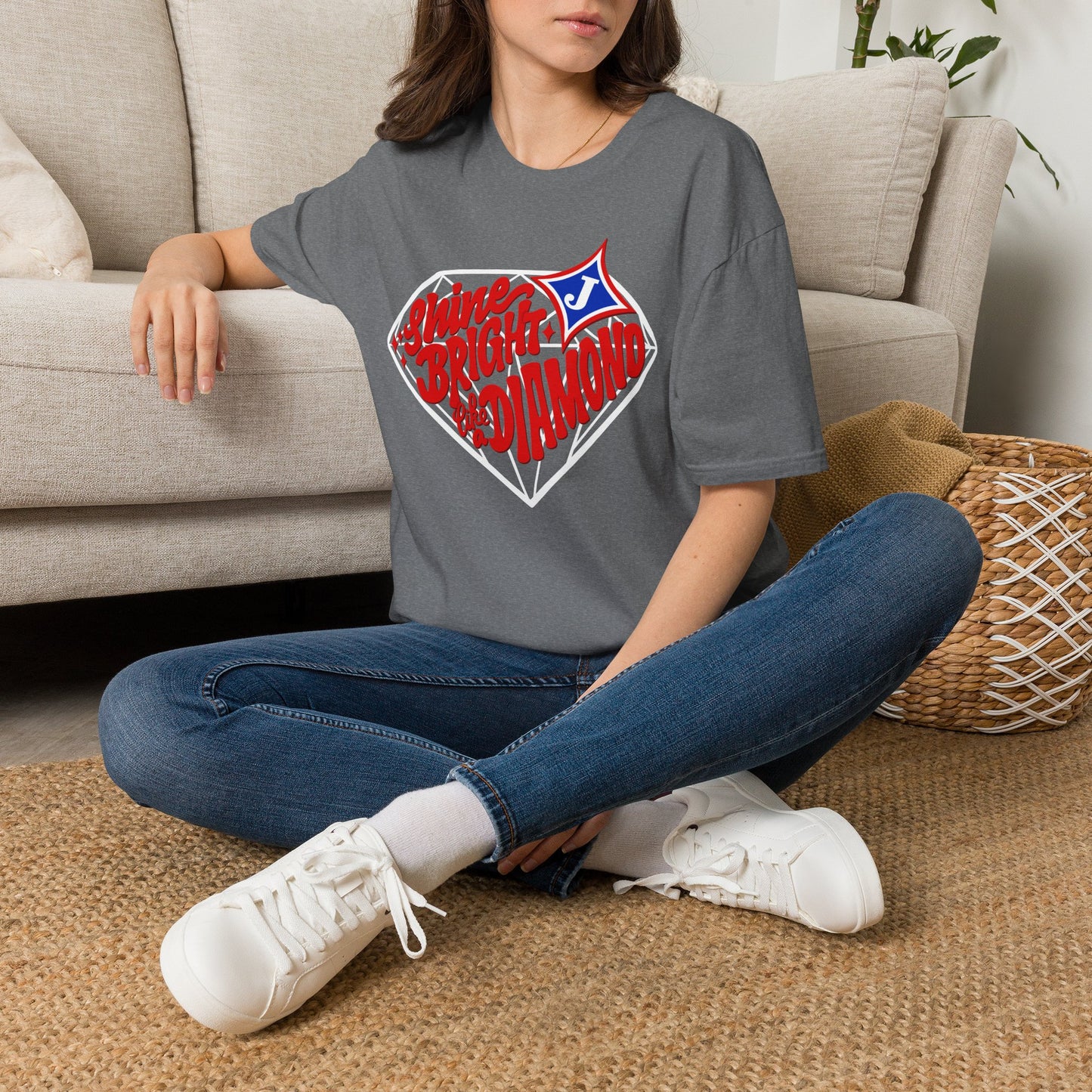 Shine Bright Like A Diamond Short Sleeve Tee (Gildan)