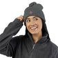 Jefferson J Diamond Embroidered Pom-Pom Knit Hat