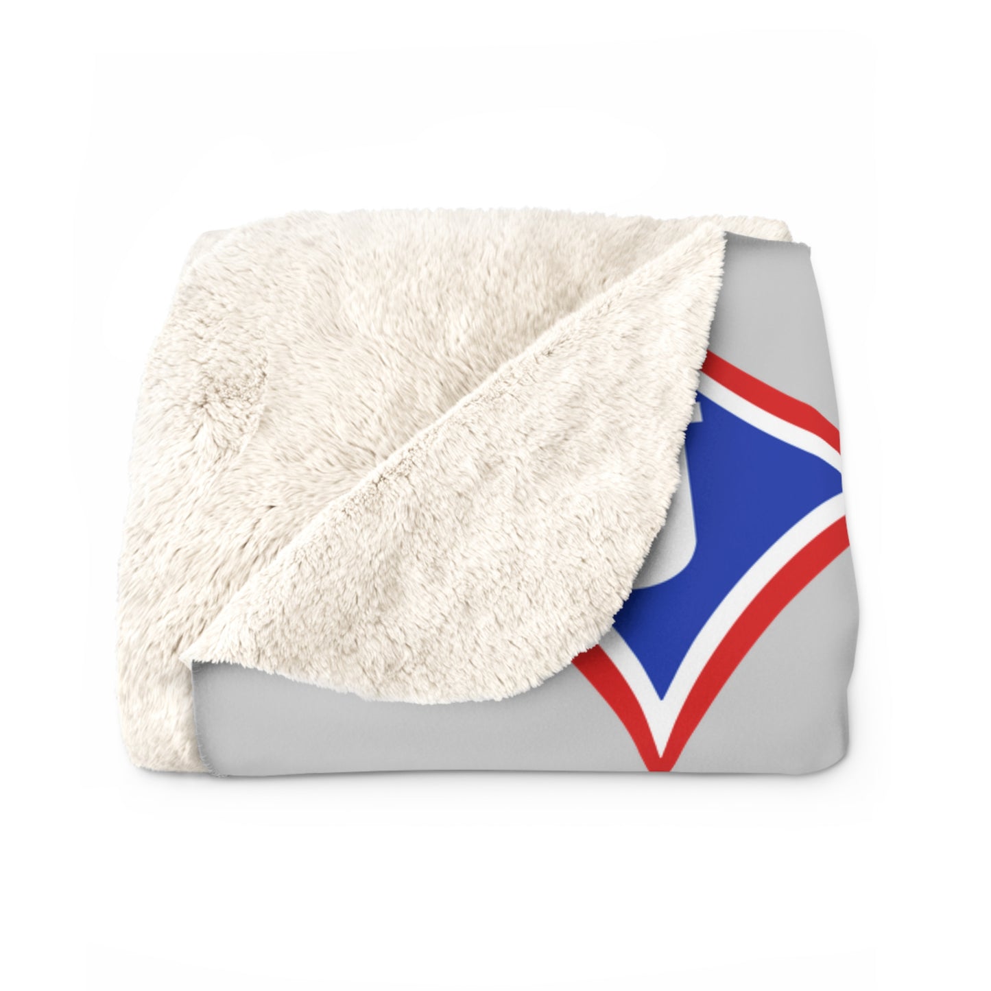 Jefferson J Diamond Sherpa Fleece Blanket