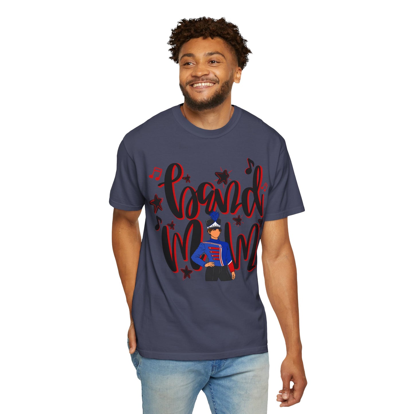 Band Mom Red Boy Short Sleeve Tee (Comfort Colors)