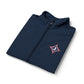 Jefferson J Diamond Embroidered Nautical Compass Soft Shell Vest — Men's Lightweight Windproof Vest